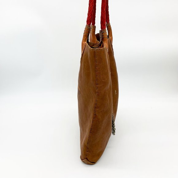 HENRY BEGUELIN Vintage Woven Handle Shopper Tote - Picture 10 of 12